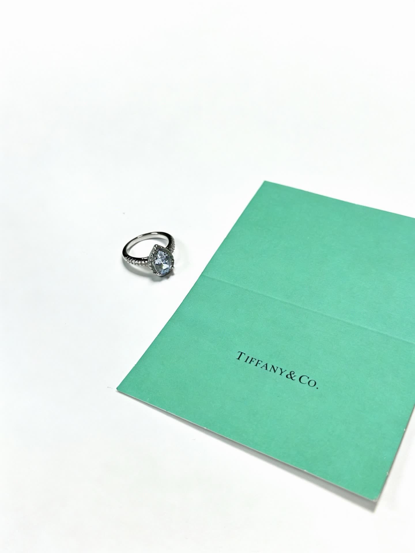 Tiffany & Co. Pear-Shaped Diamond Engagement Ring